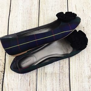 ✂️CLEARANCE Lands' End Plaid Ballet Flats
